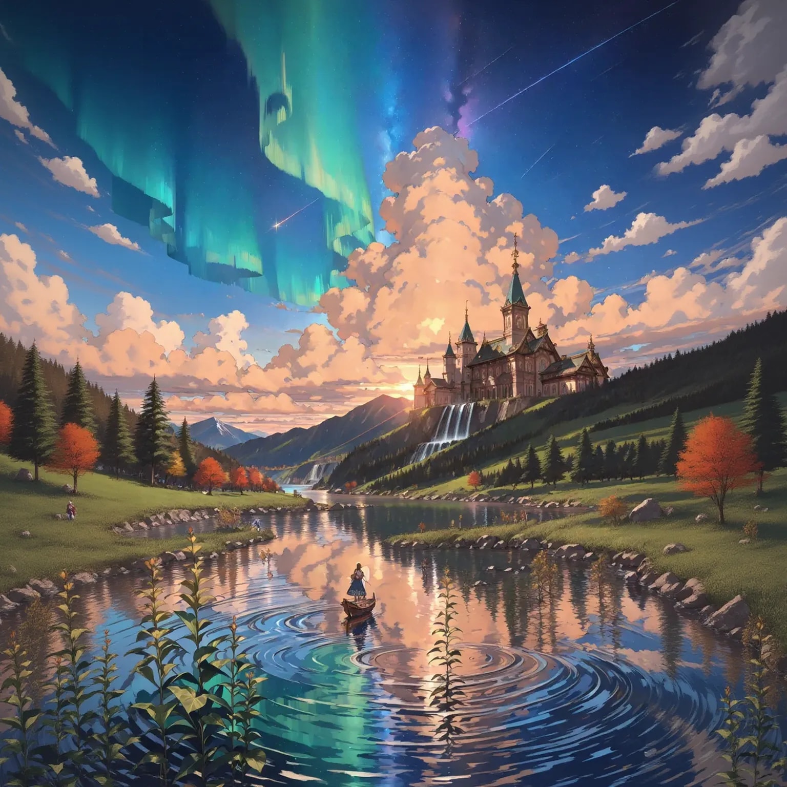 「あの城に向かう」 | の人気AIイラスト・グラビア