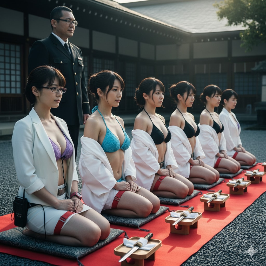 美人秘書官達の自決業務