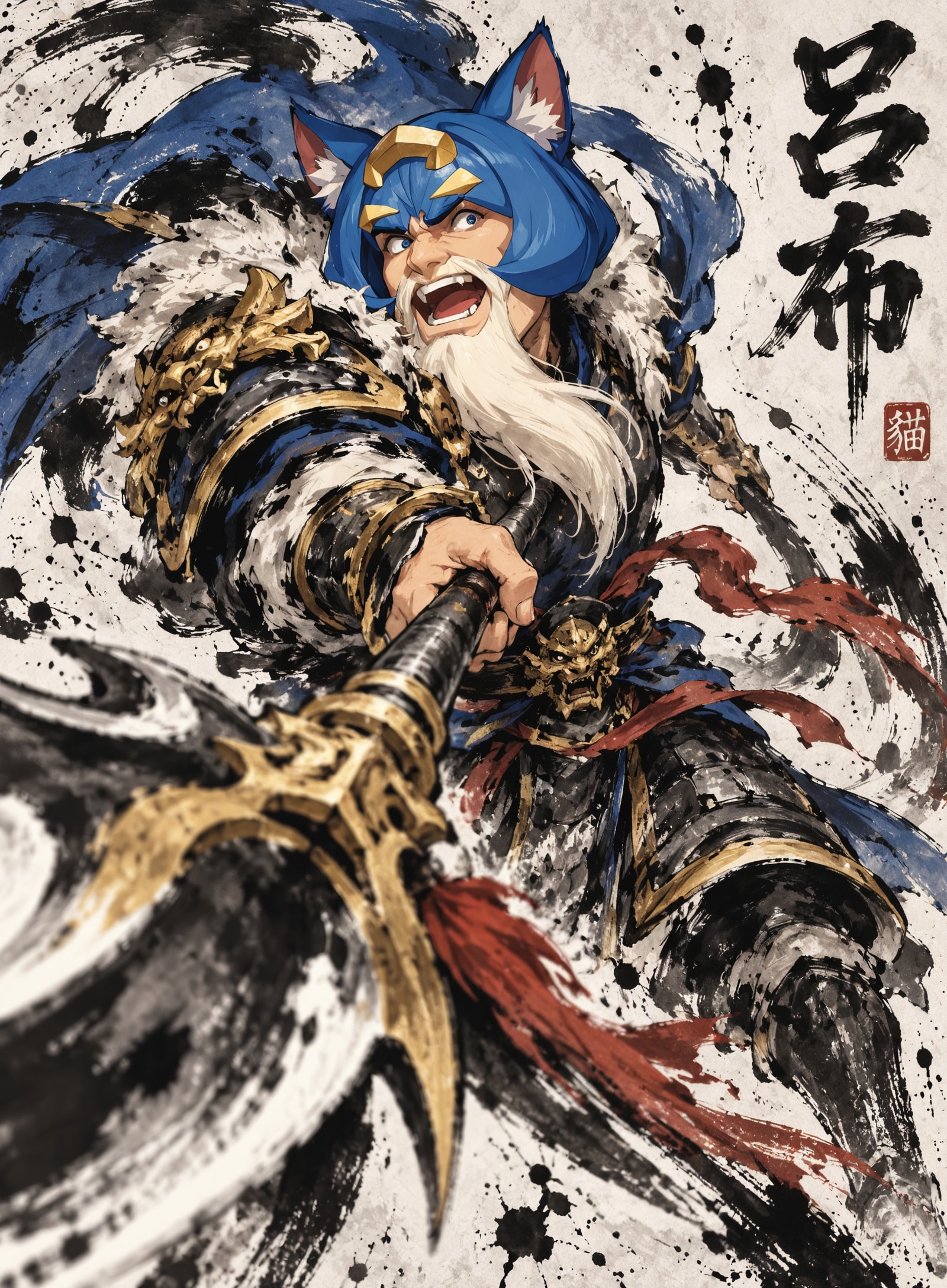 呂布 | の人気AIイラスト・グラビア