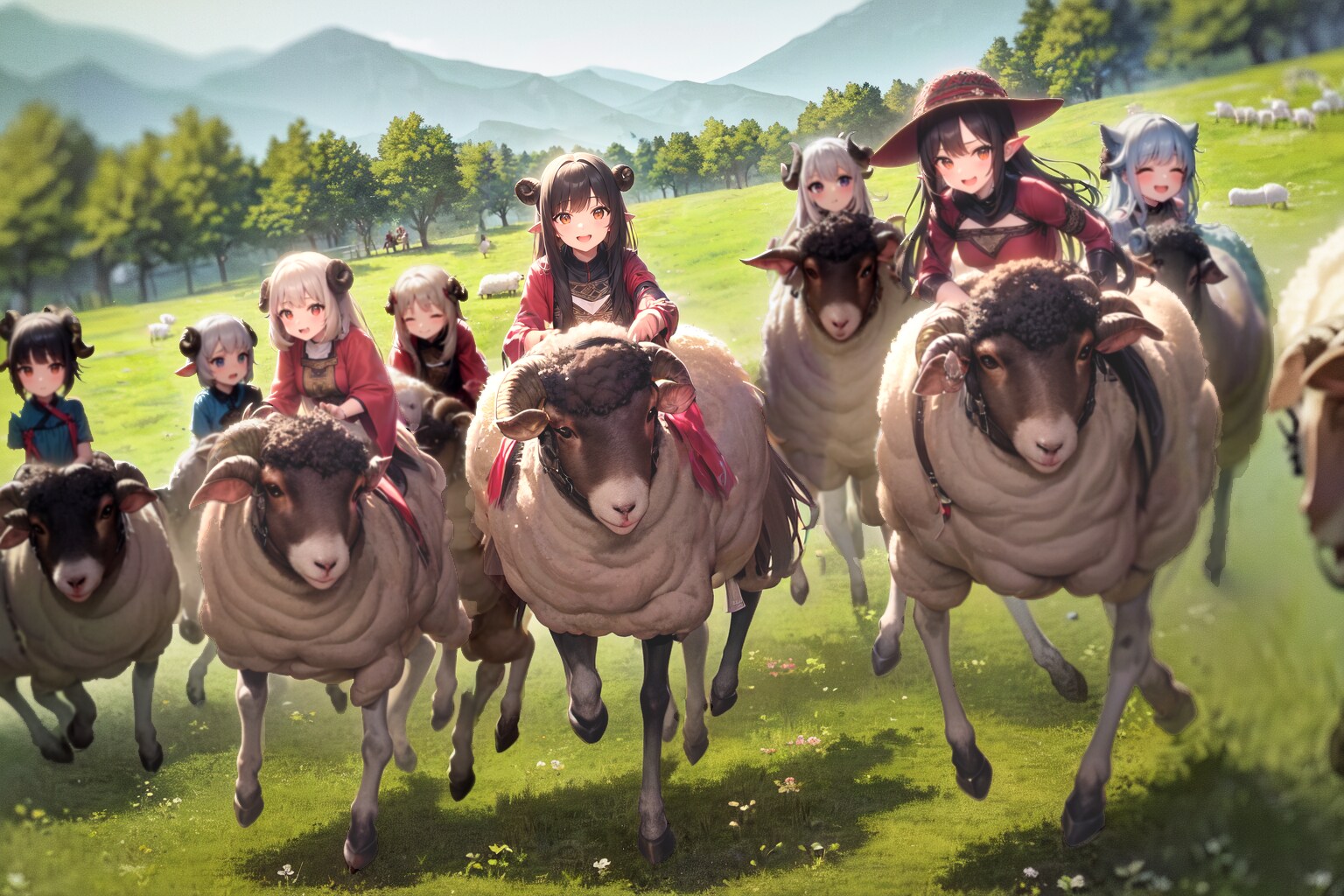 進撃！　ひつじ暴走族