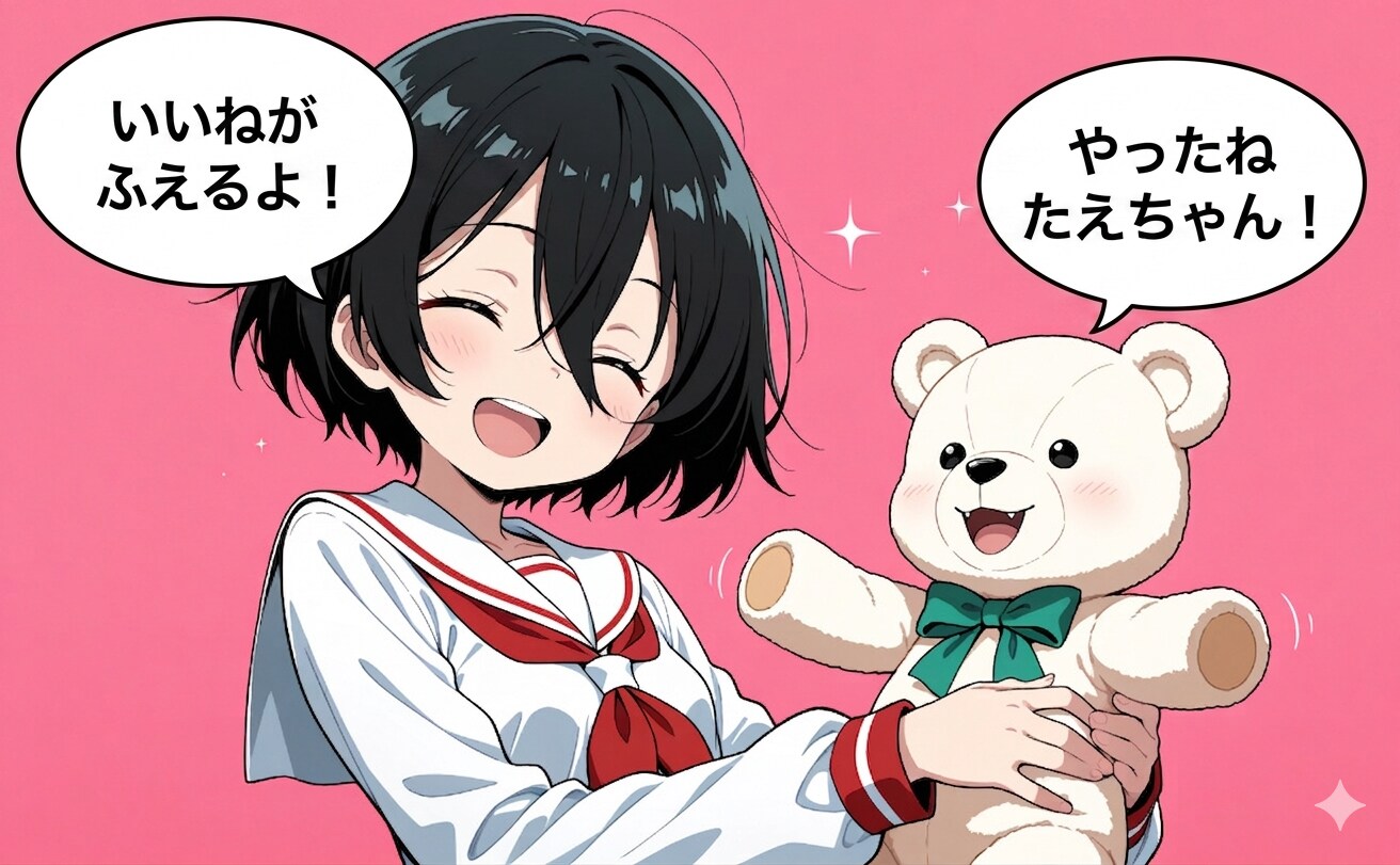 五千いいね＆百フォロワー突破有難うございます！