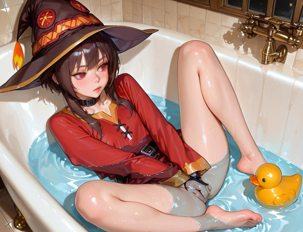 入浴中③