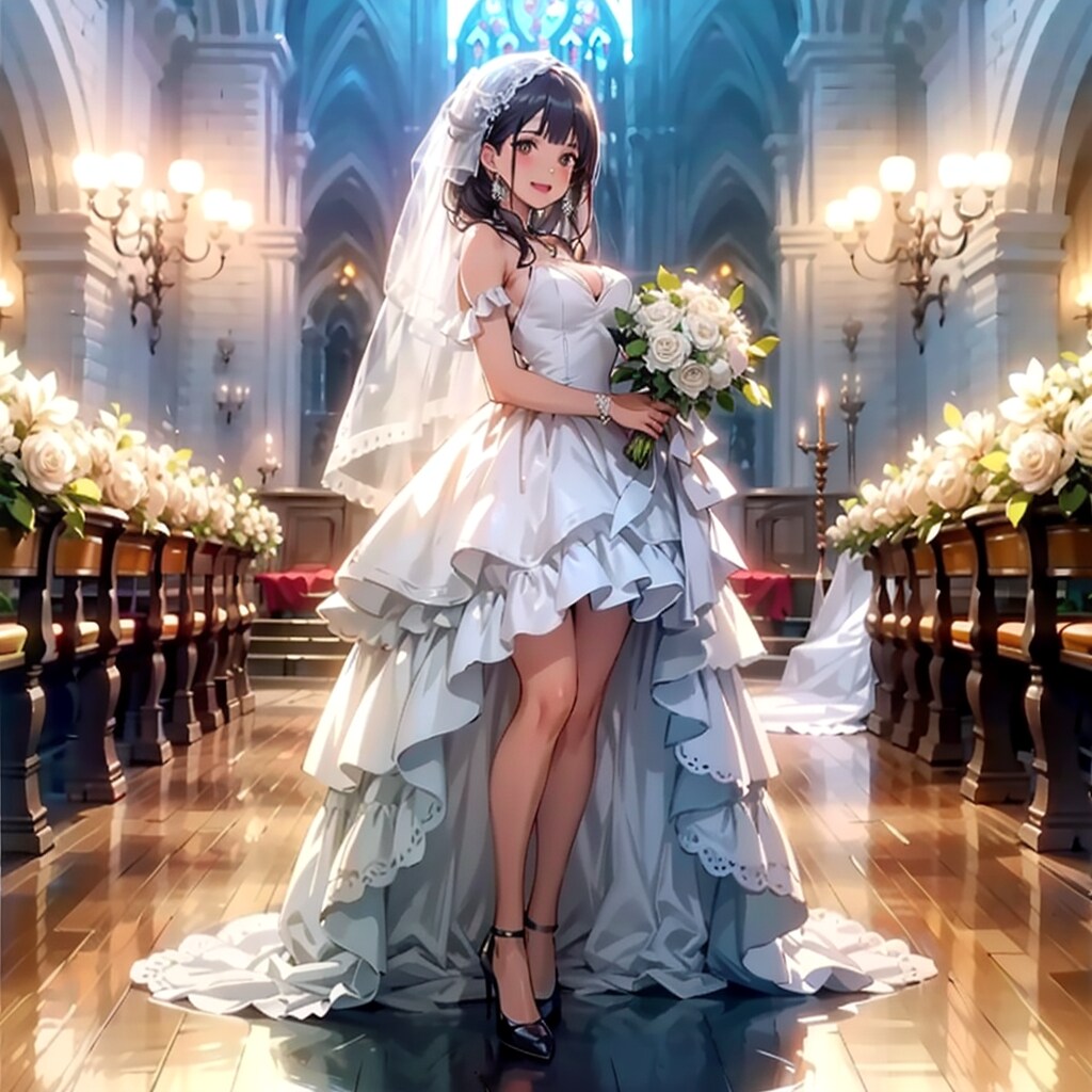 ミニスカ結婚式