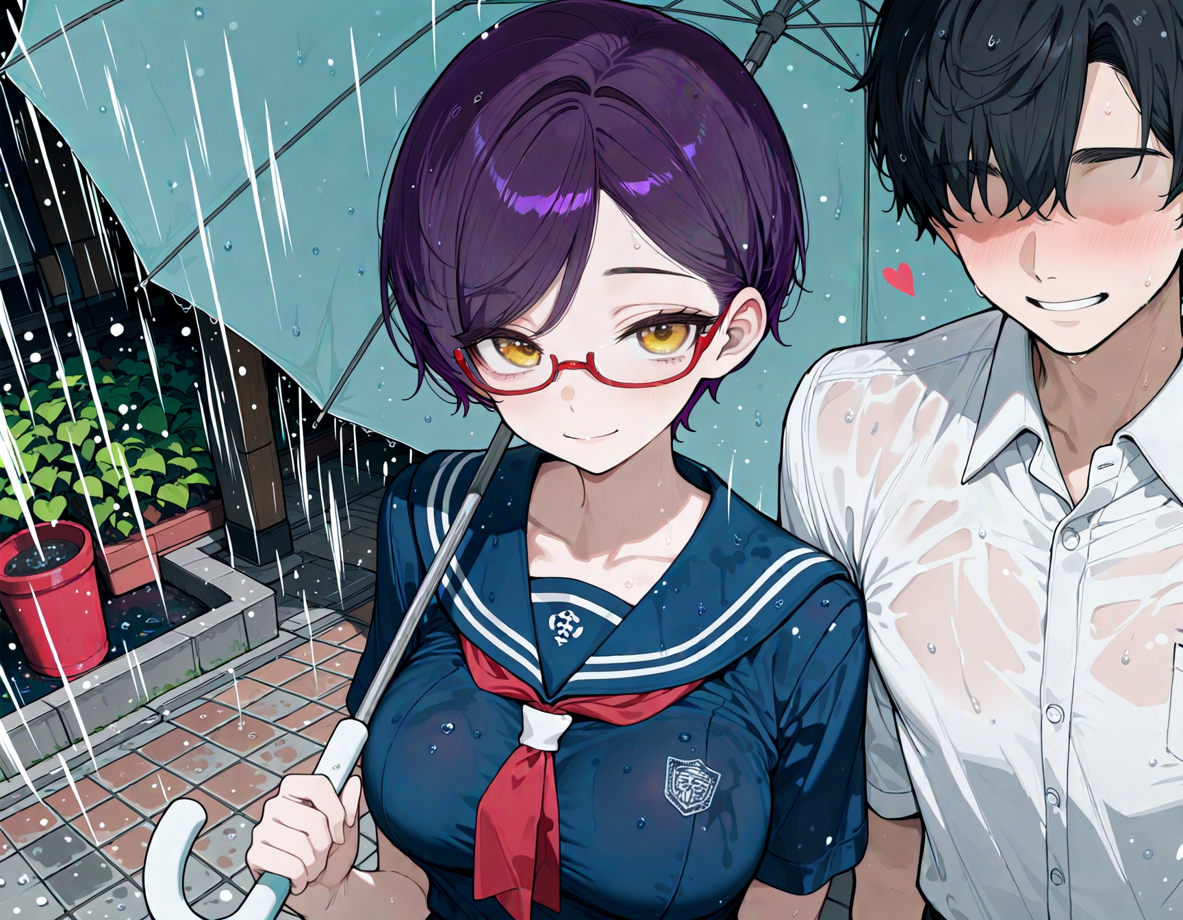 ちょっと濡れちゃったね | の人気AIイラスト・グラビア