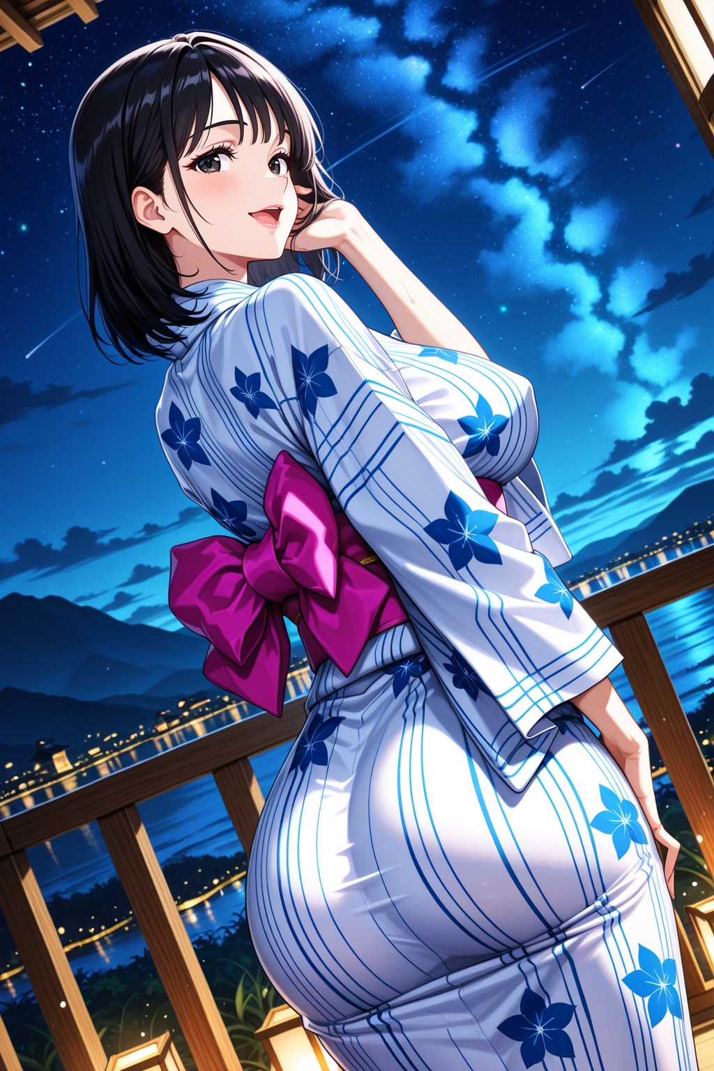 夏の浴衣