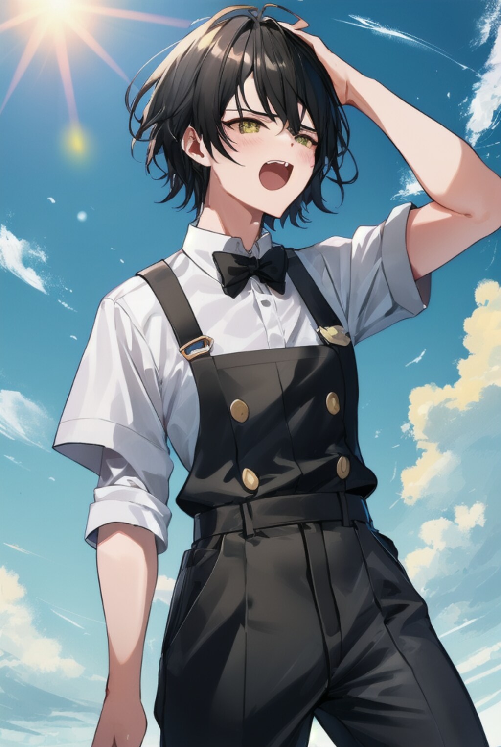 あつい～～！！あーつーい～～と叫んでいる少年達！！（12枚）