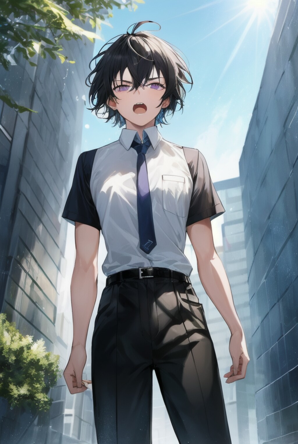 あつい～～！！あーつーい～～と叫んでいる少年達！！（12枚）