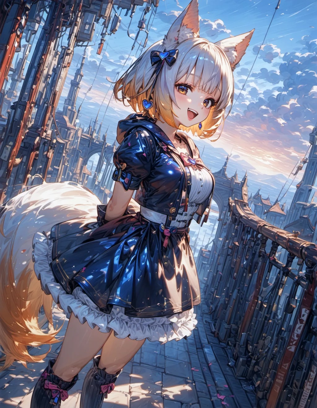 The Sapphire Fox of the High Keep