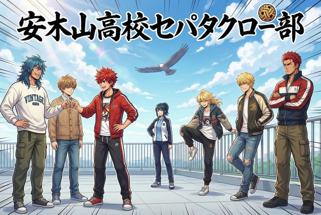 【設定】安木山高校セパタクロー部