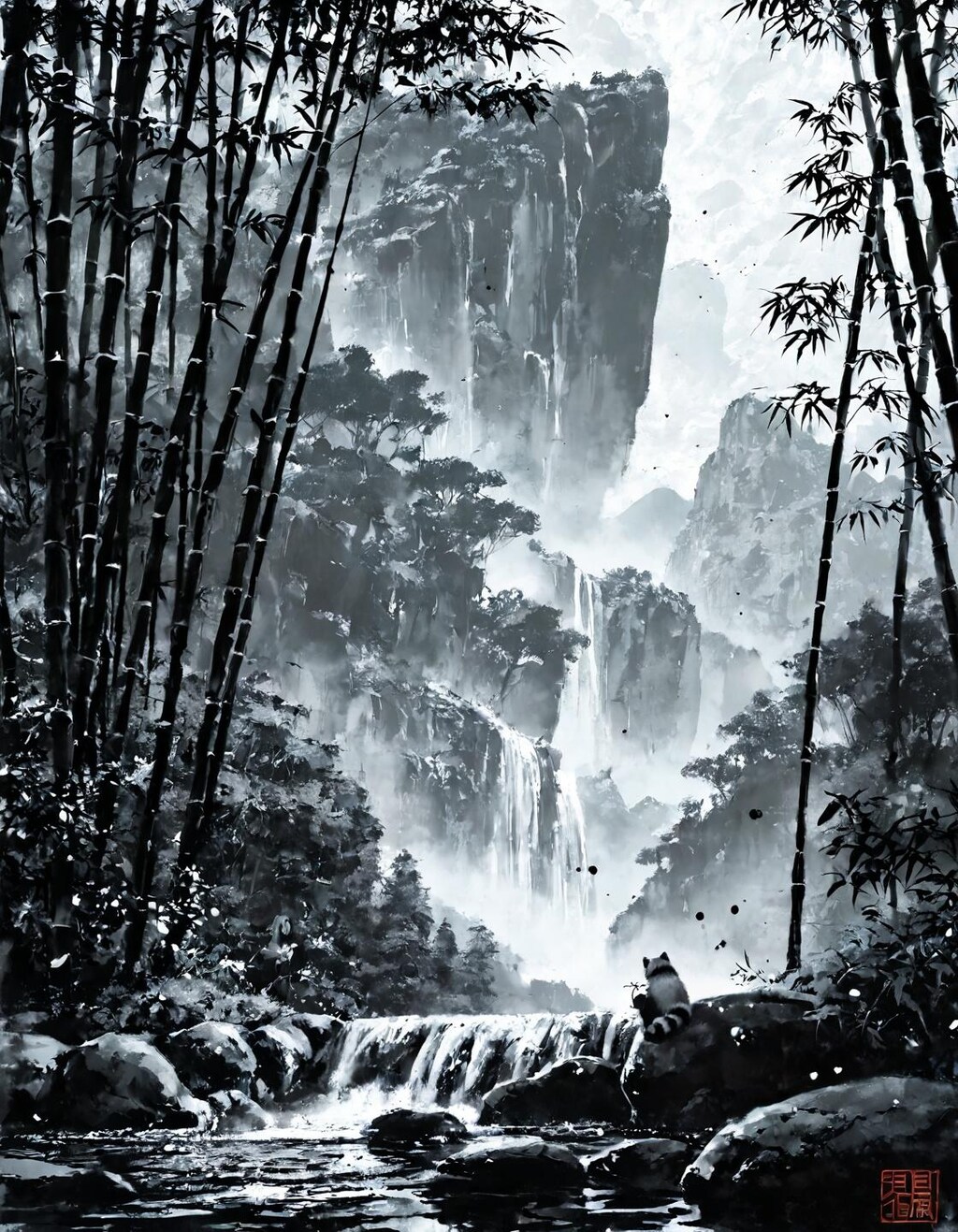 レッサーパンダは竹が大好き