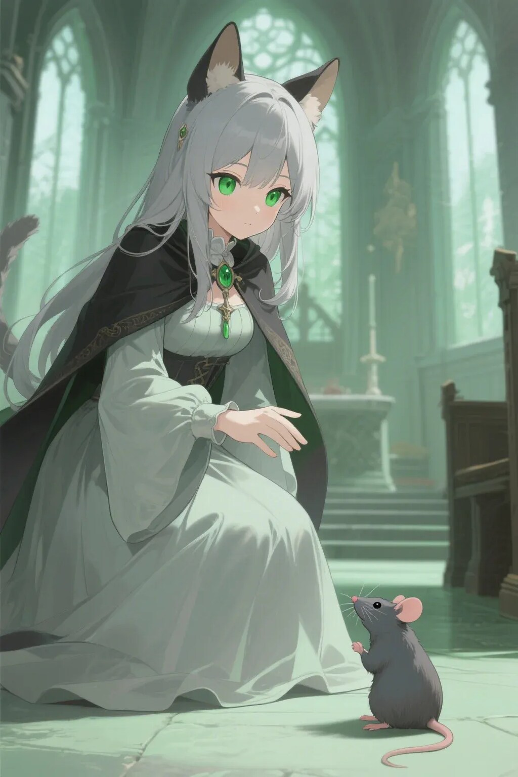 ステラちゃんとネズミ