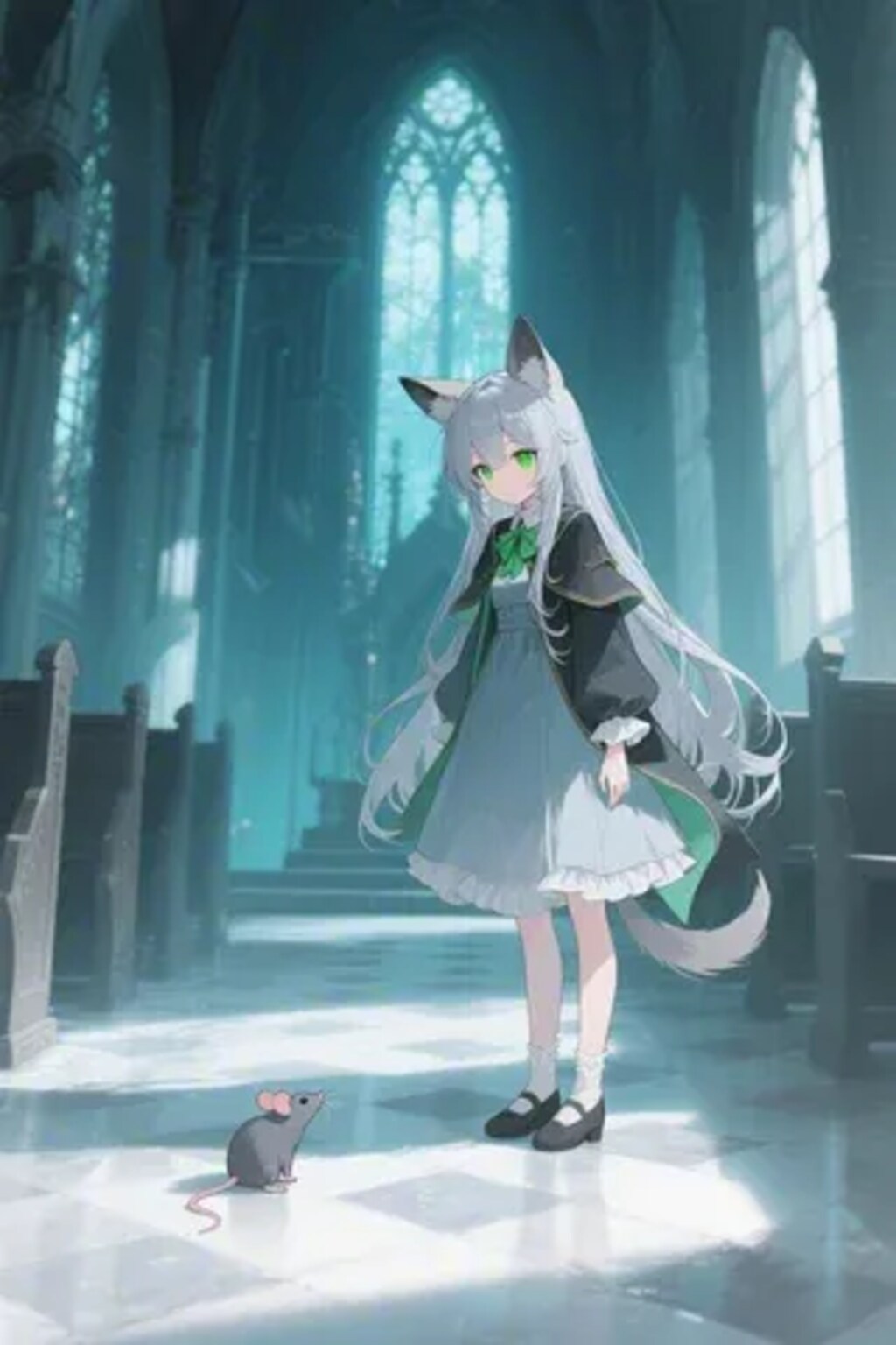 ステラちゃんとネズミ