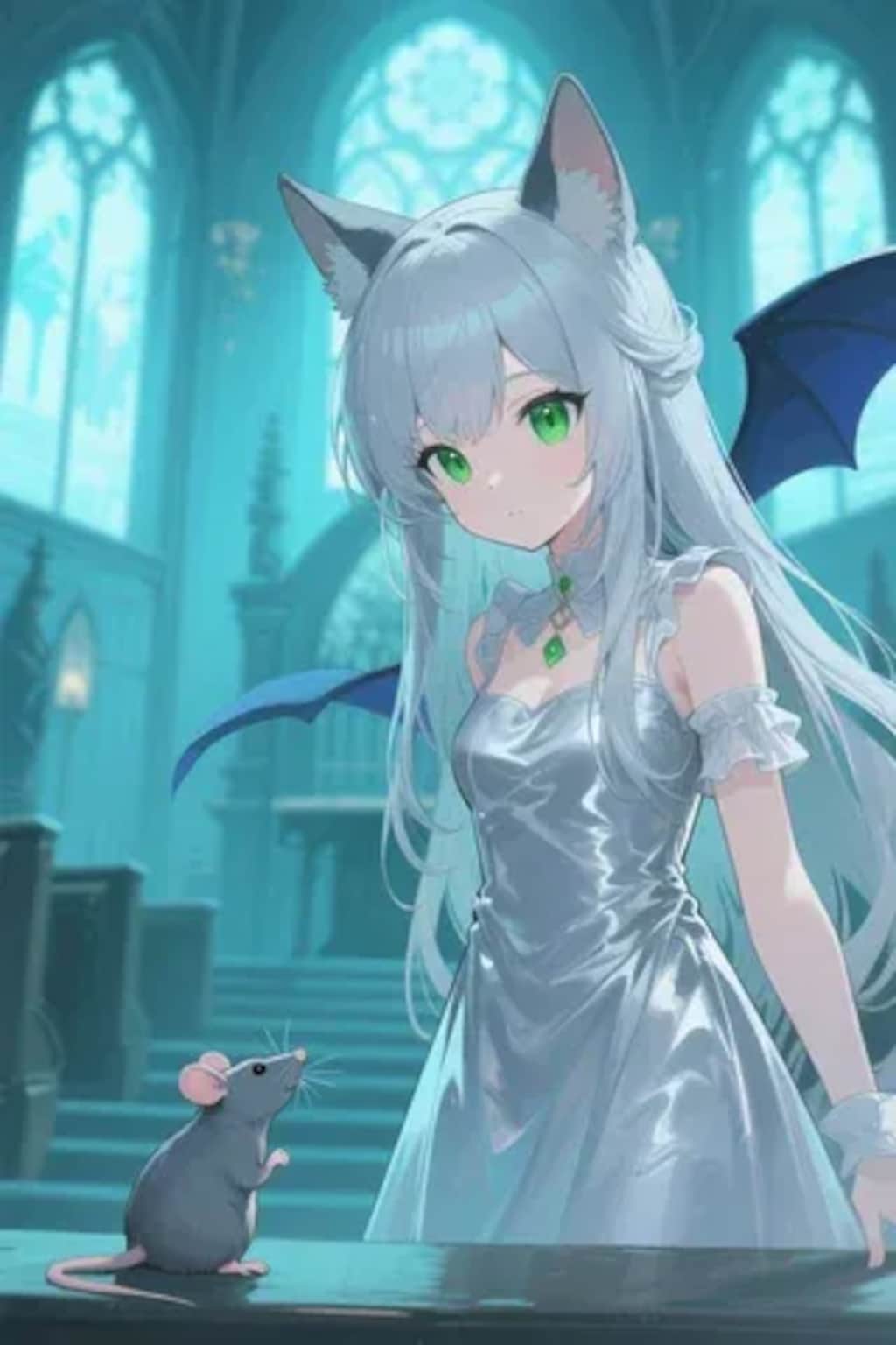 ステラちゃんとネズミ