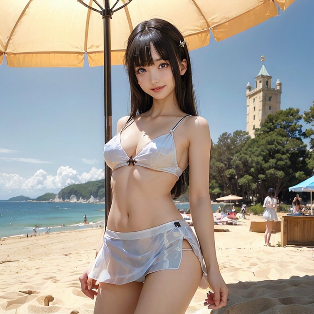 涼しさを求めて海岸へ