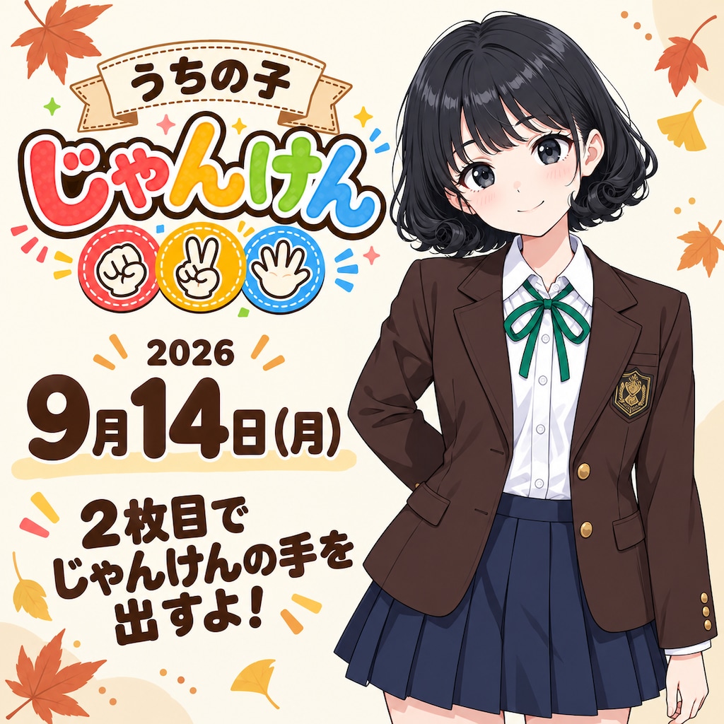 うちの子じゃんけん 2026/09/14
