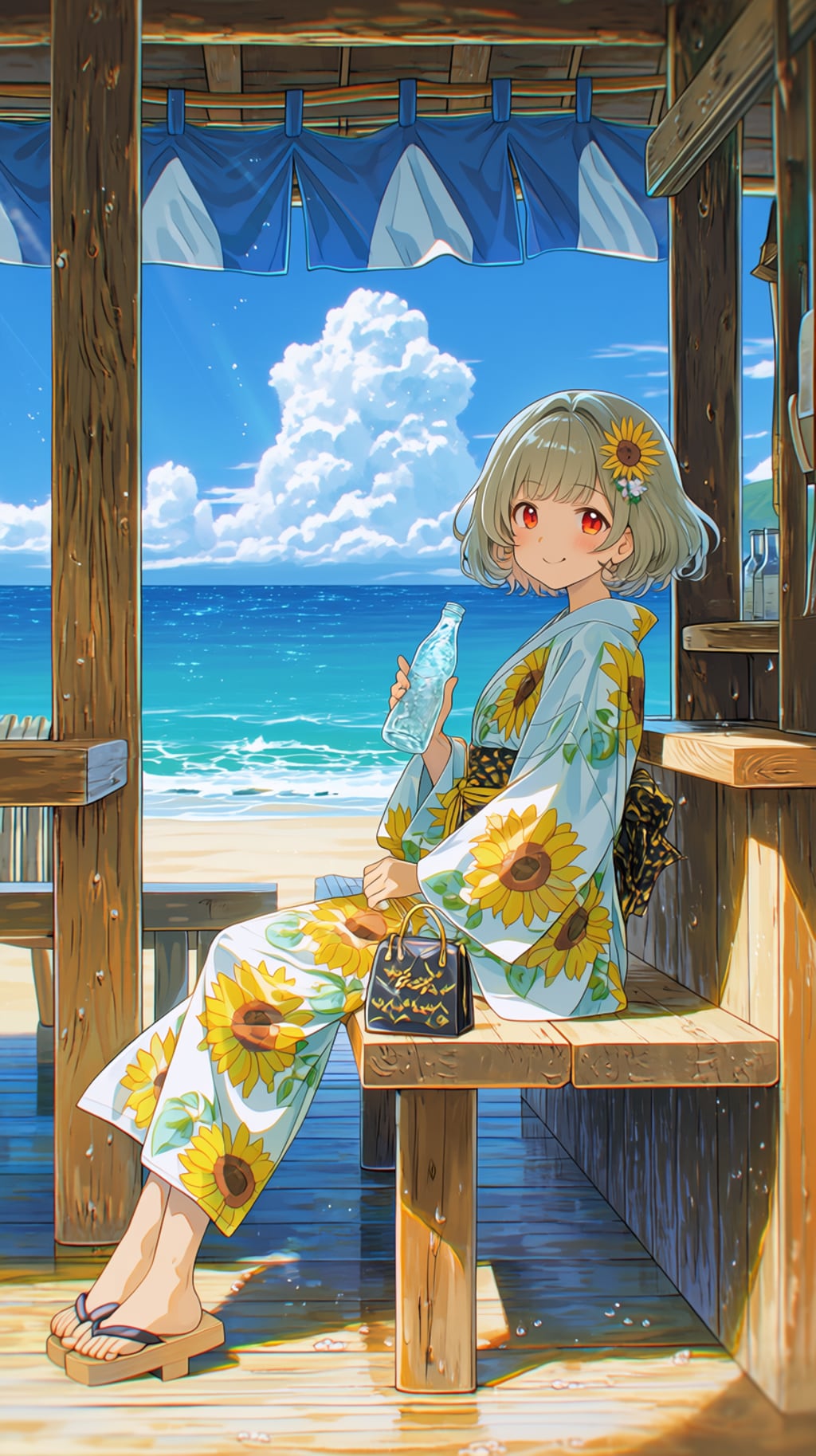 🌻 SUNFLOWER SUMMER JOURNEY 🌊 「向日葵と海の夏旅」