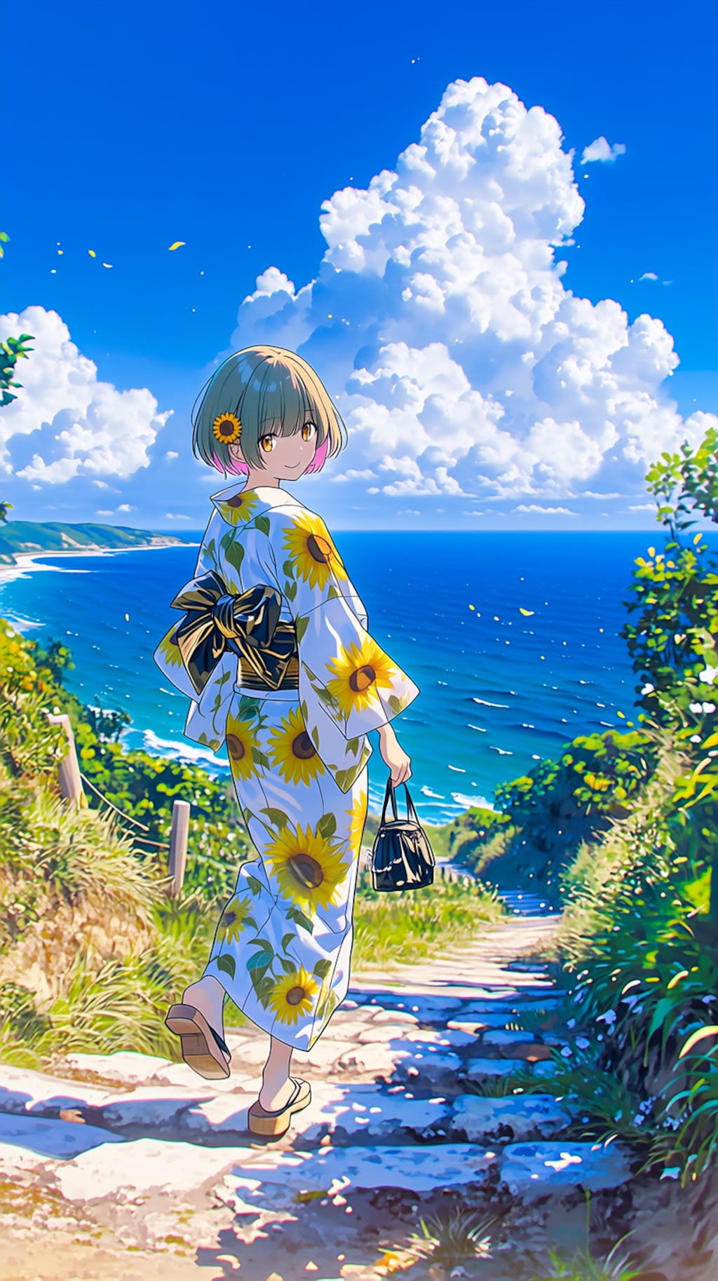 🌻 SUNFLOWER SUMMER JOURNEY 🌊 「向日葵と海の夏旅」