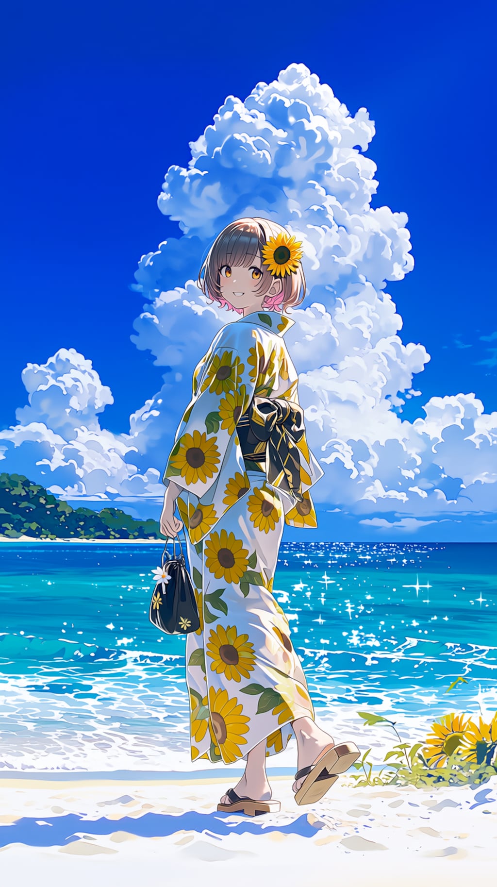 🌻 SUNFLOWER SUMMER JOURNEY 🌊 「向日葵と海の夏旅」