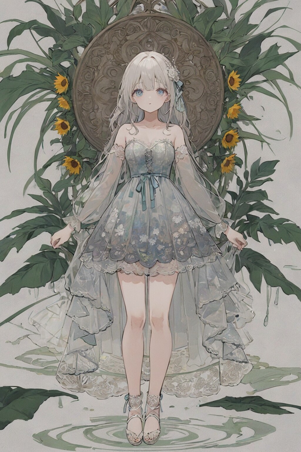 向日葵の女神 | の人気AIイラスト・グラビア