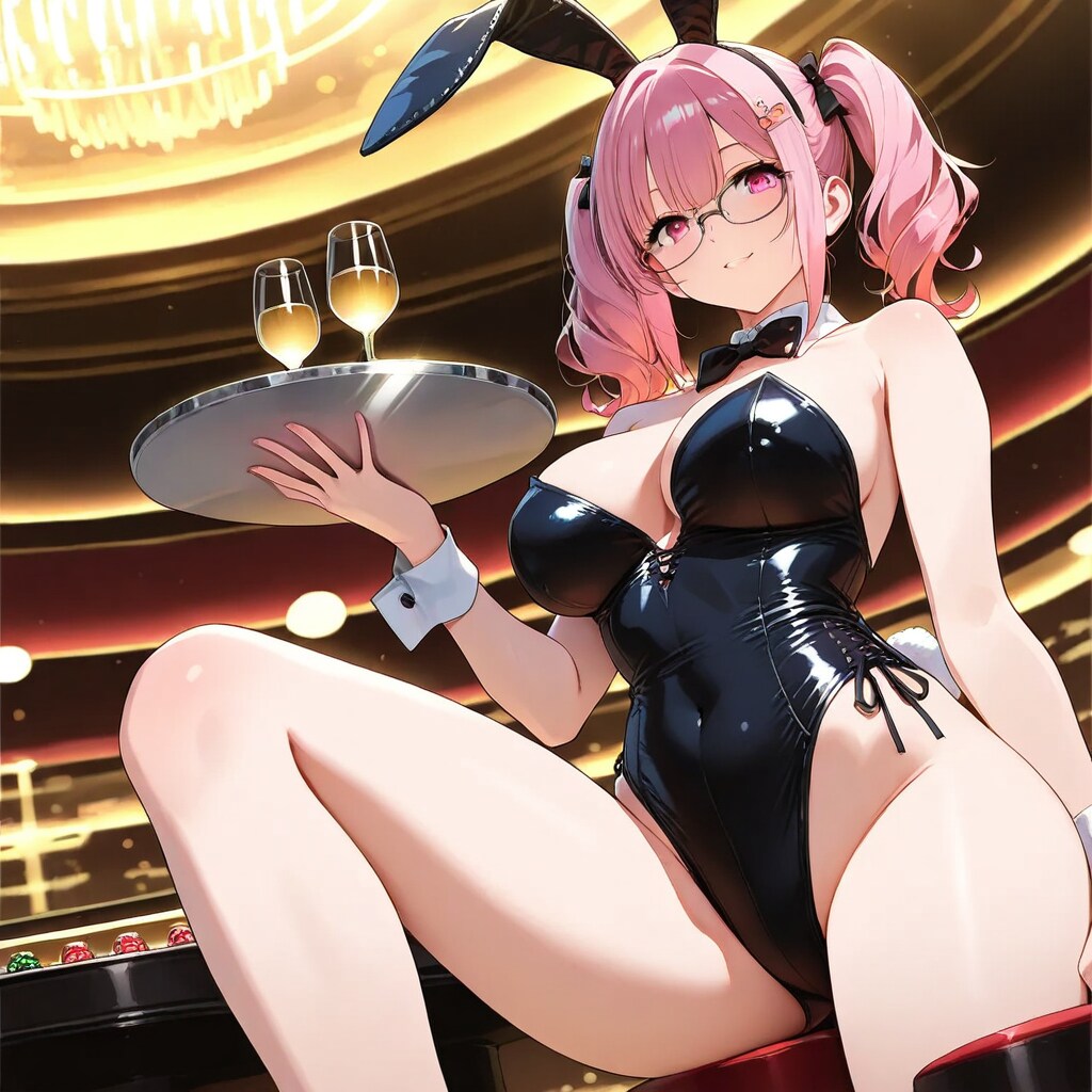 カジノので働くバニーガール夜宵ちゃん