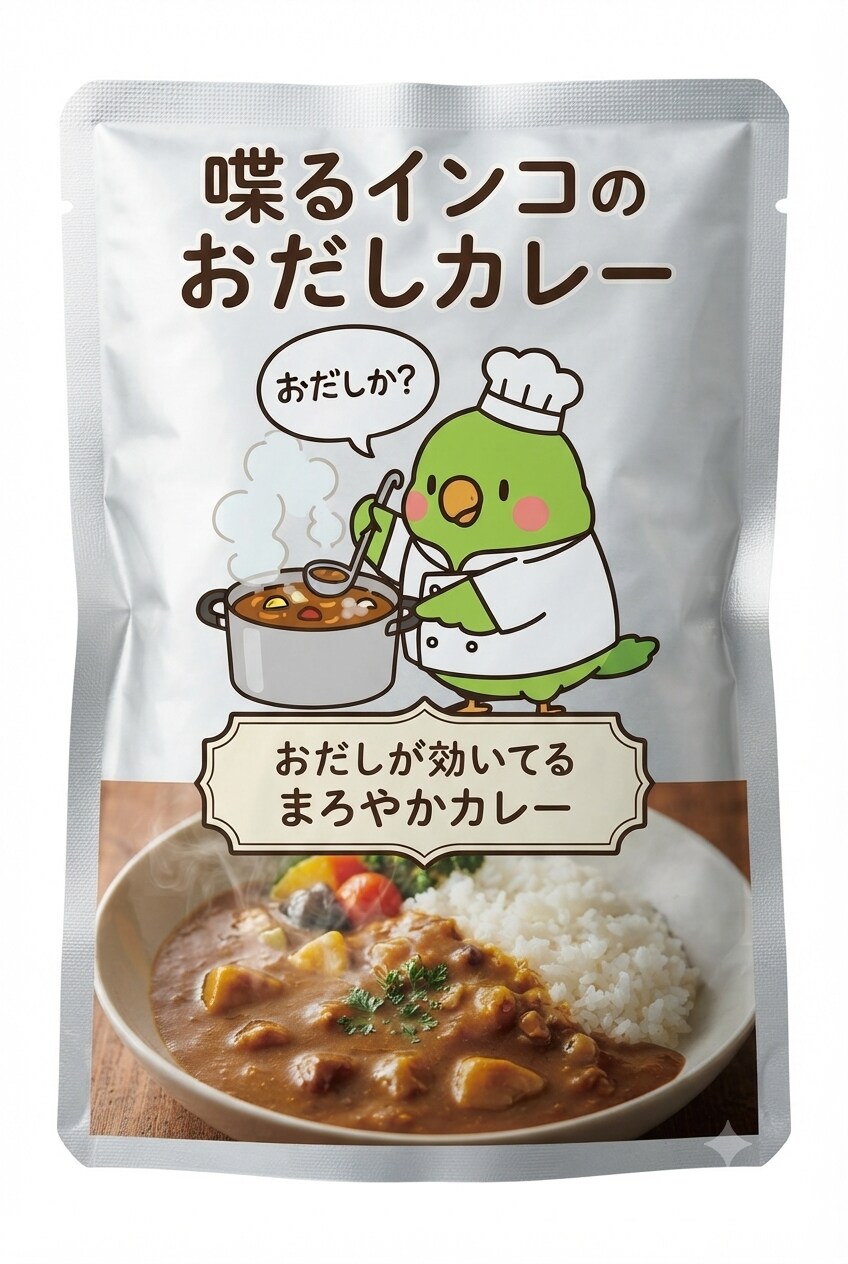 喋るインコのおだしカレー | の人気AIイラスト・グラビア