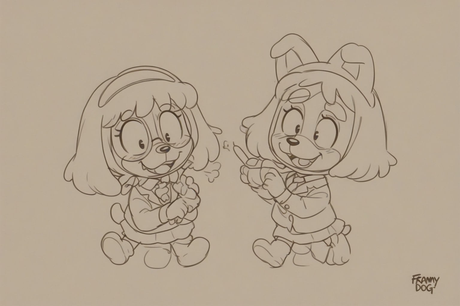 犬のフレーミー | の人気AIイラスト・グラビア