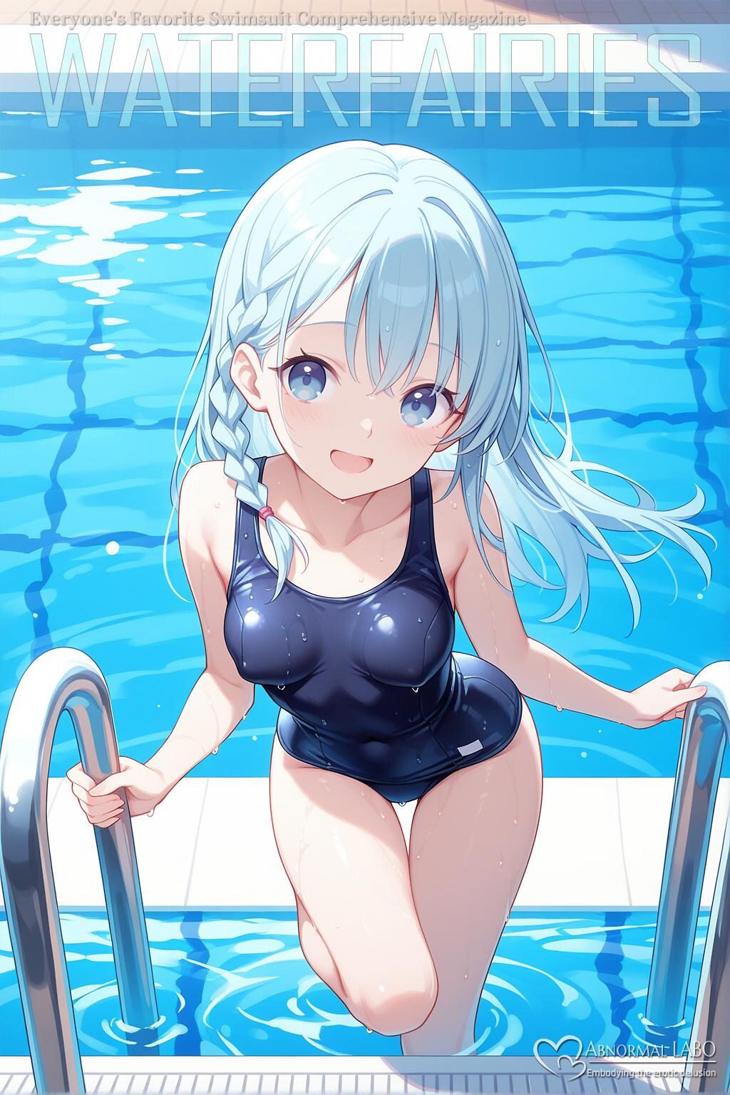 9枚）スク水寒中我慢大会♡Water Fairies