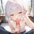髪かきあげフェラ 5枚目