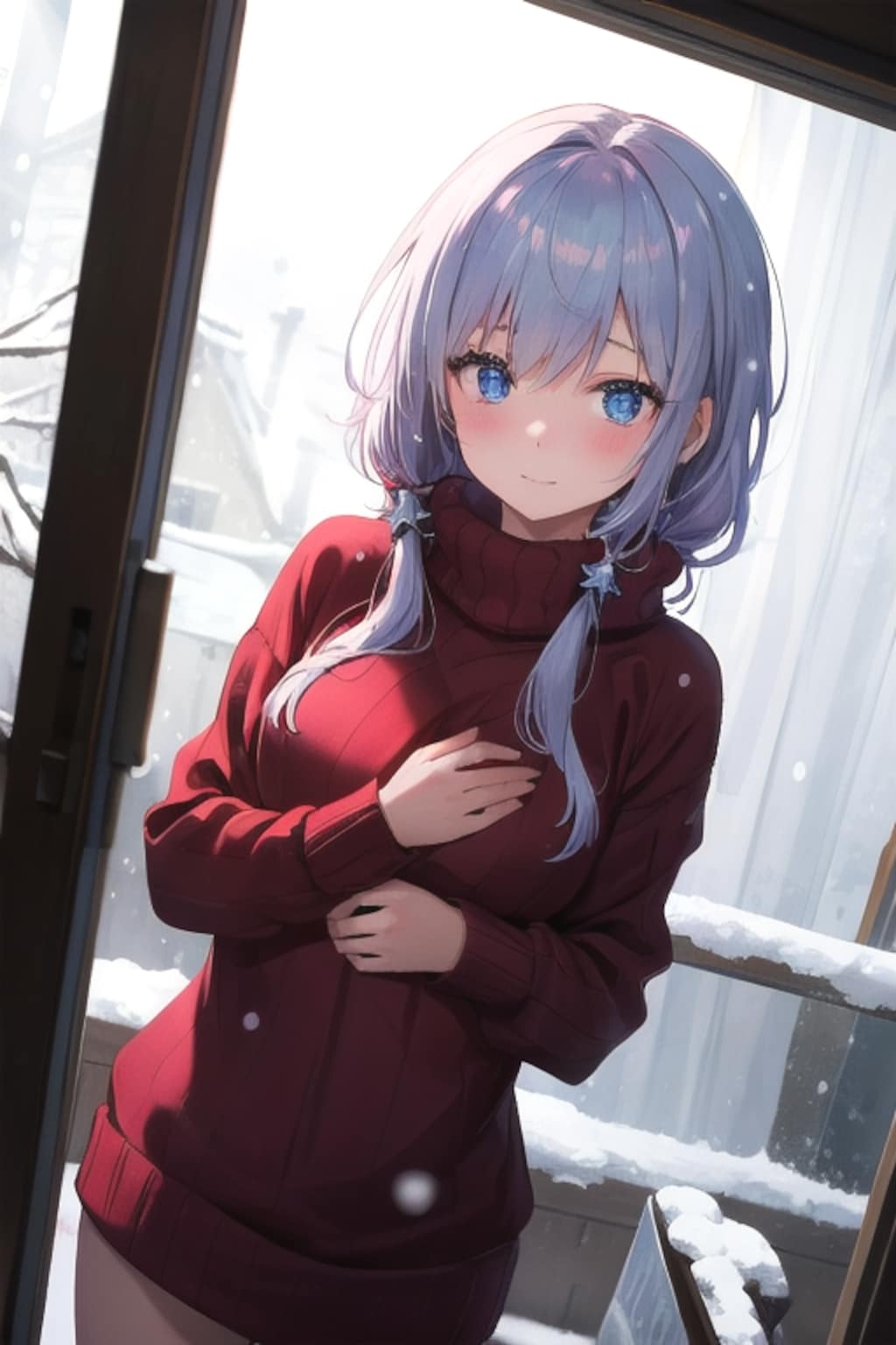 赤いセーター　４