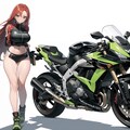 バイク乗るにはホント邪魔なのよね♪仕方ないけど♡ 8枚目