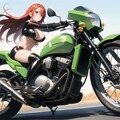 バイク乗るにはホント邪魔なのよね♪仕方ないけど♡ 10枚目