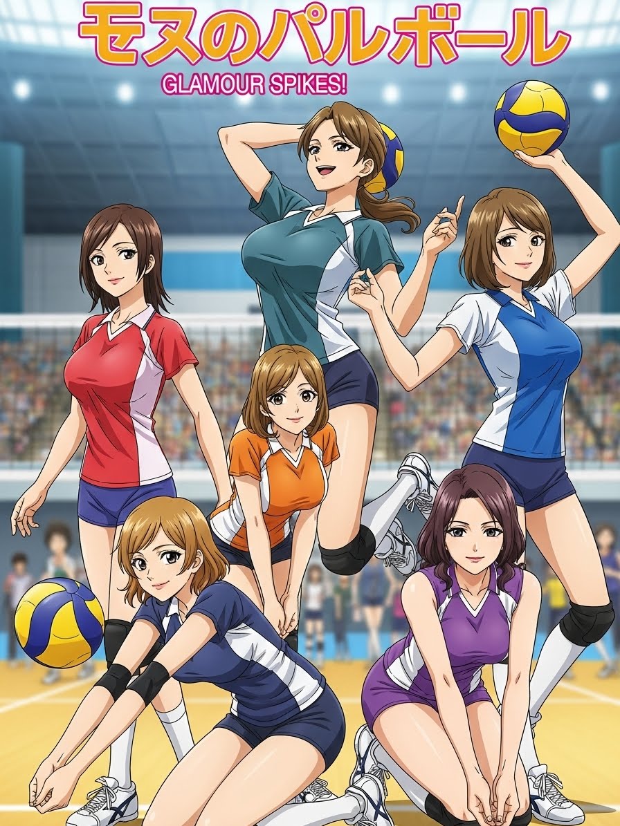 ママさんバレー(２枚)　ImageFX | の人気AIイラスト・グラビア