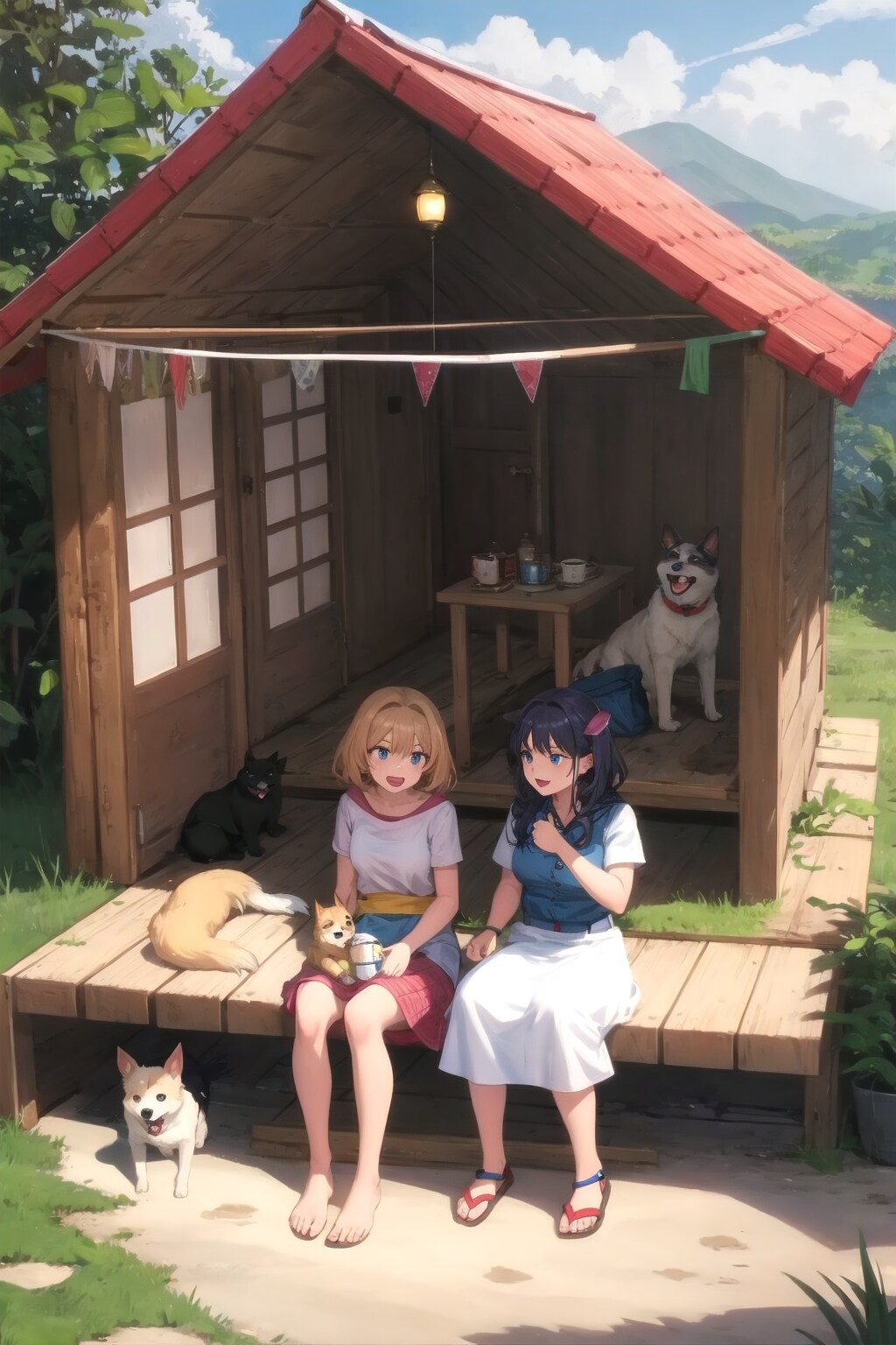 山小屋で涼もう