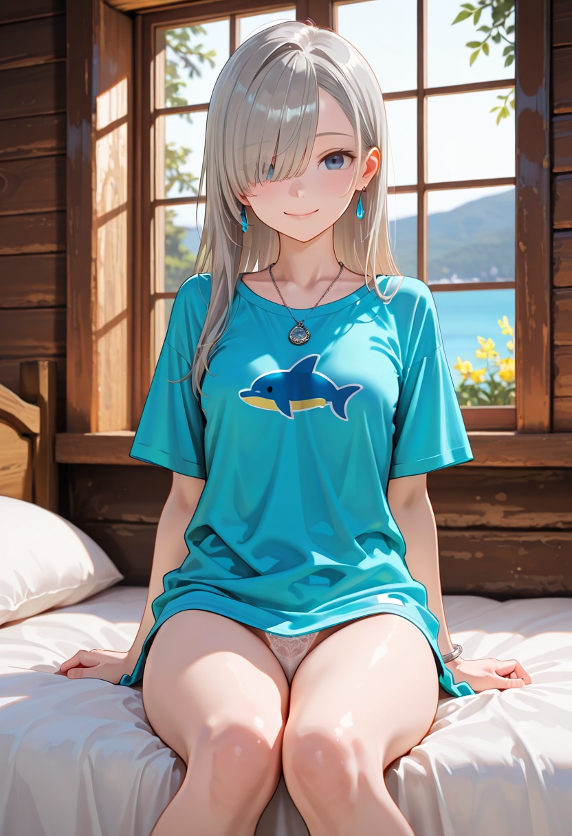由璃亜 Oversized T-shirt R15 (2)