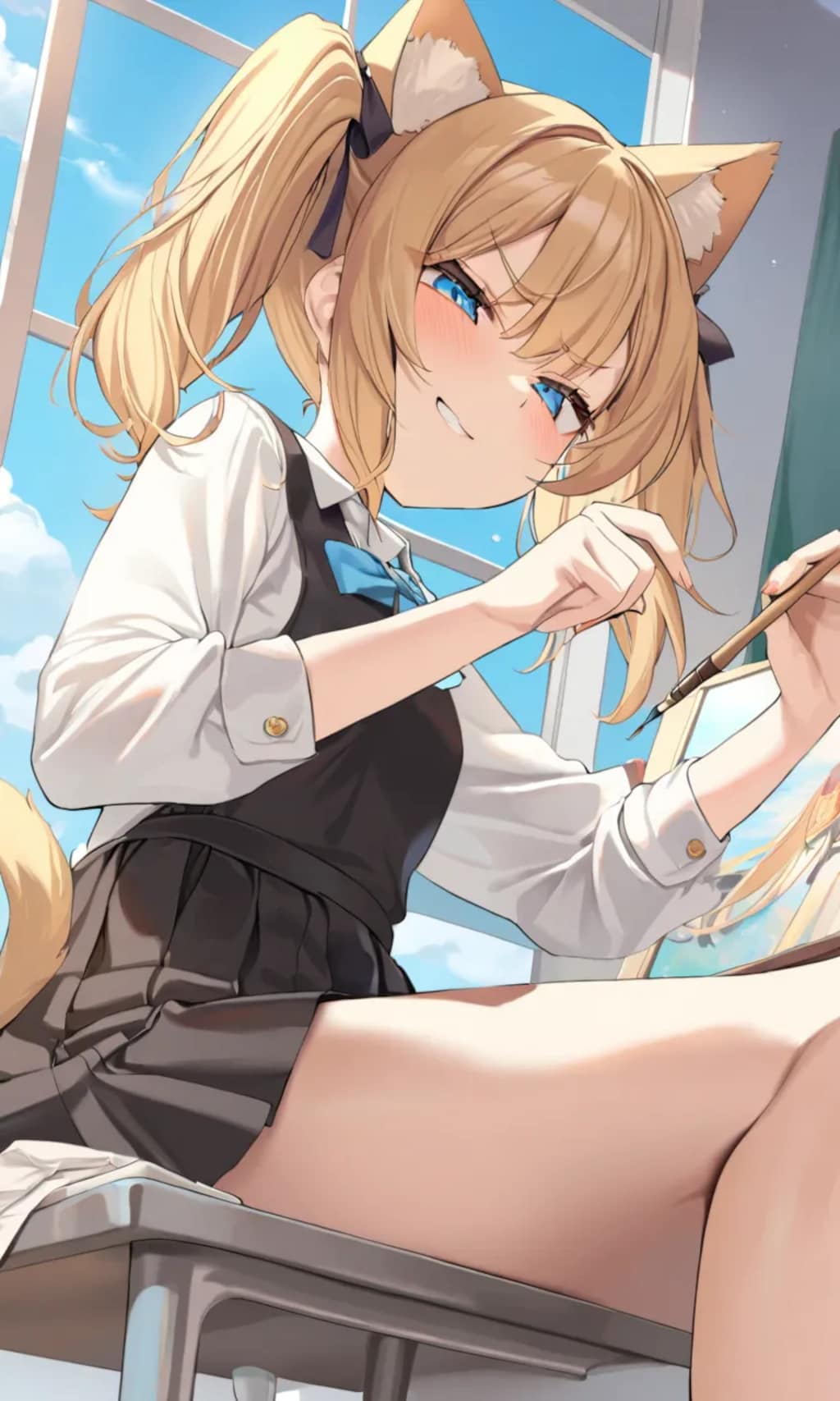 こるり「芸術です。最高です」まや「タイトルはぶん殴りたい顔」