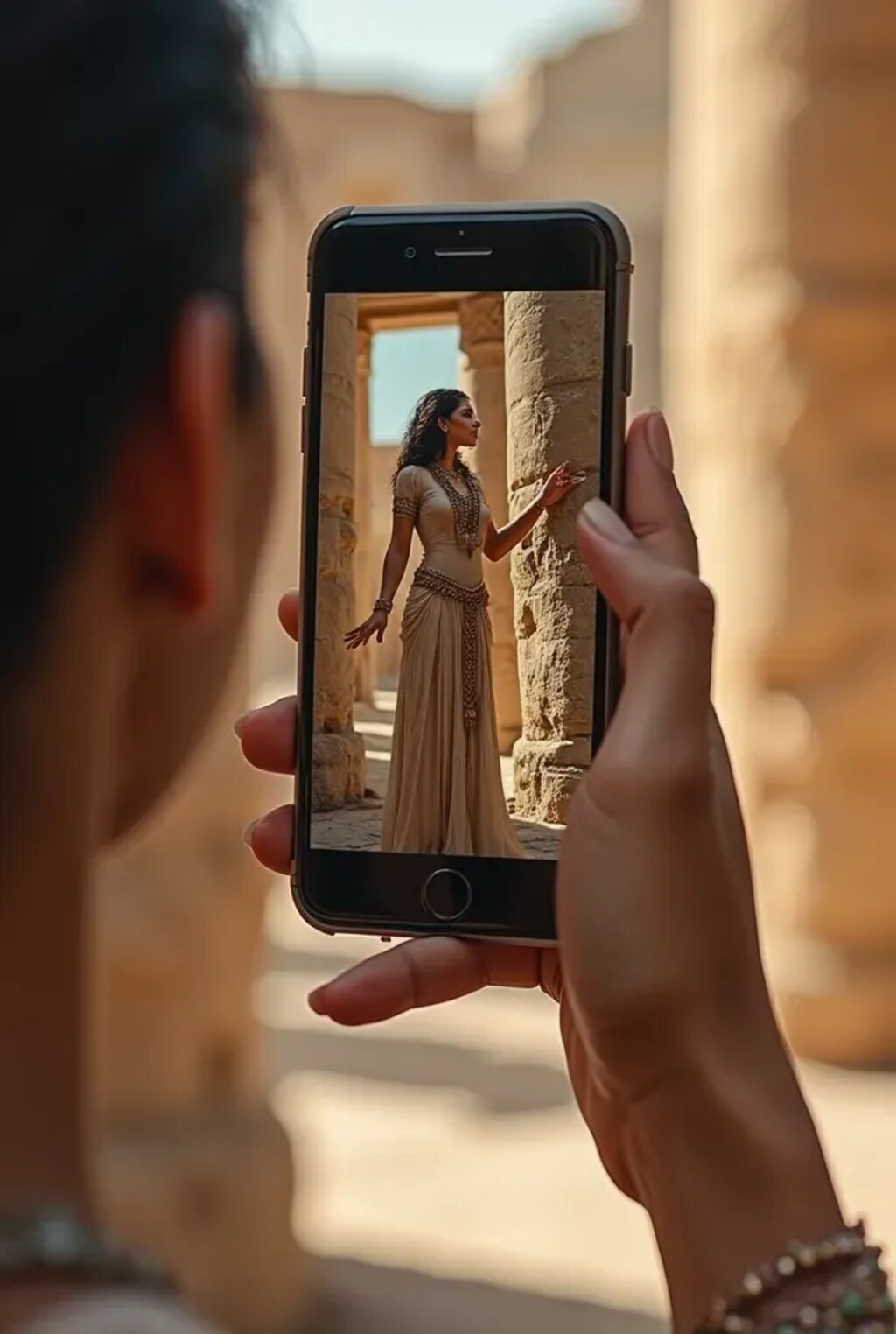 スマホごしの女神