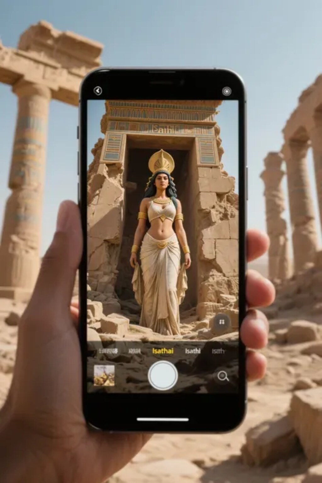 スマホごしの女神