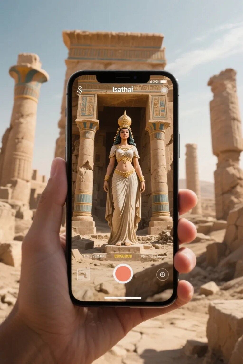 スマホごしの女神