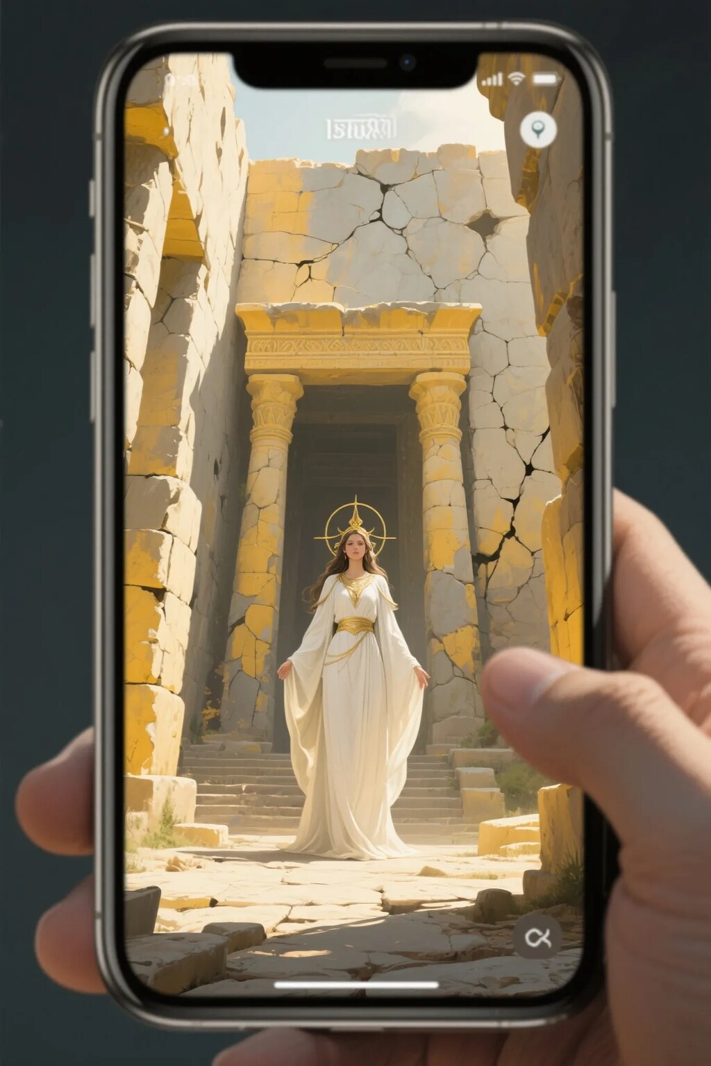 スマホごしの女神