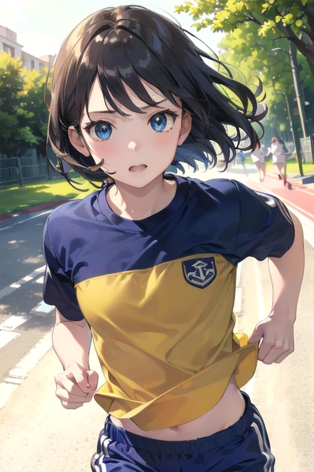 トレーニング(ちちぷい生成)