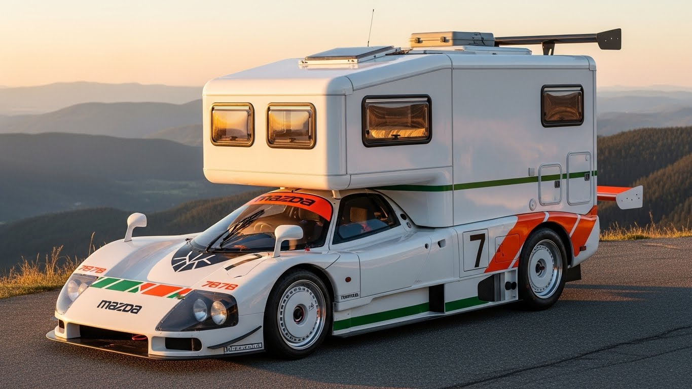 マツダ787Bキャンピングカーレーシングカー | の人気AIイラスト・グラビア