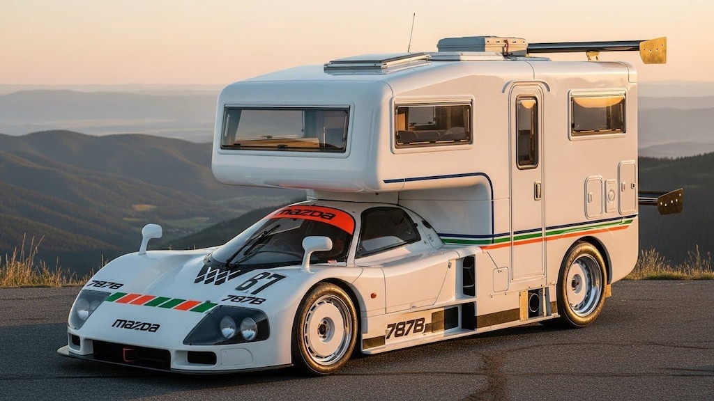 マツダ787Bキャンピングカーレーシングカー