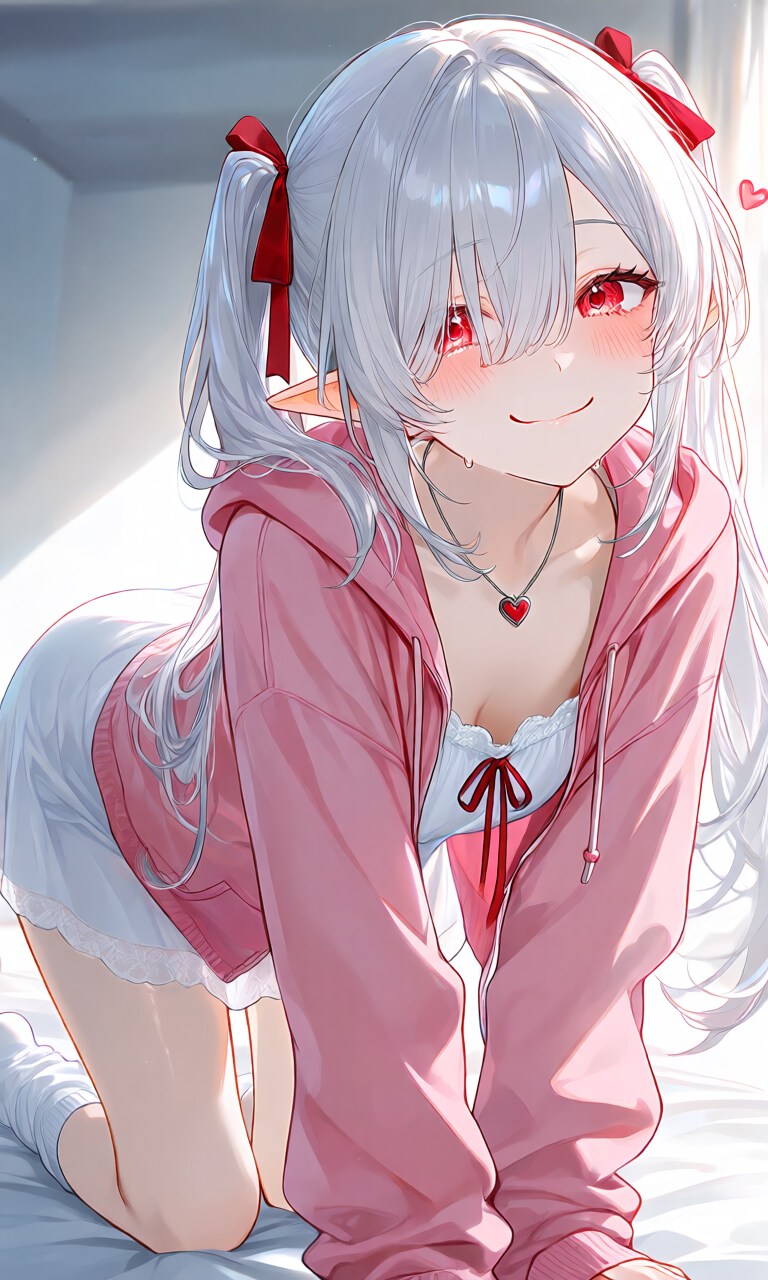 24、朝起こしに来たシロネさん