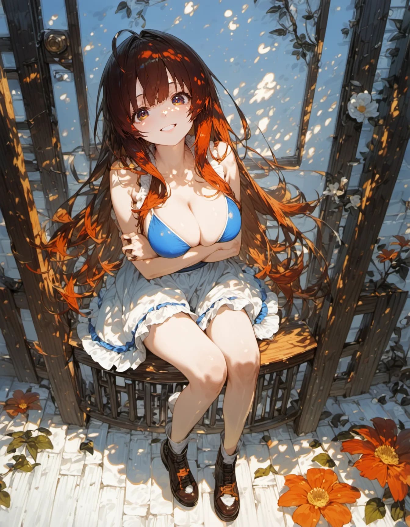 Orange Petals and Summer Heat