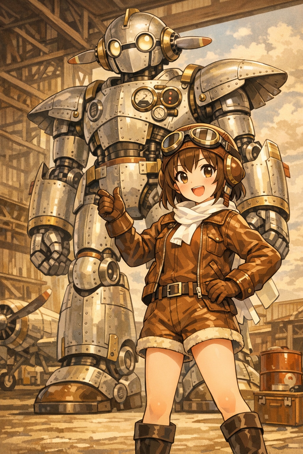 ロボットパイロットの女の子 | の人気AIイラスト・グラビア