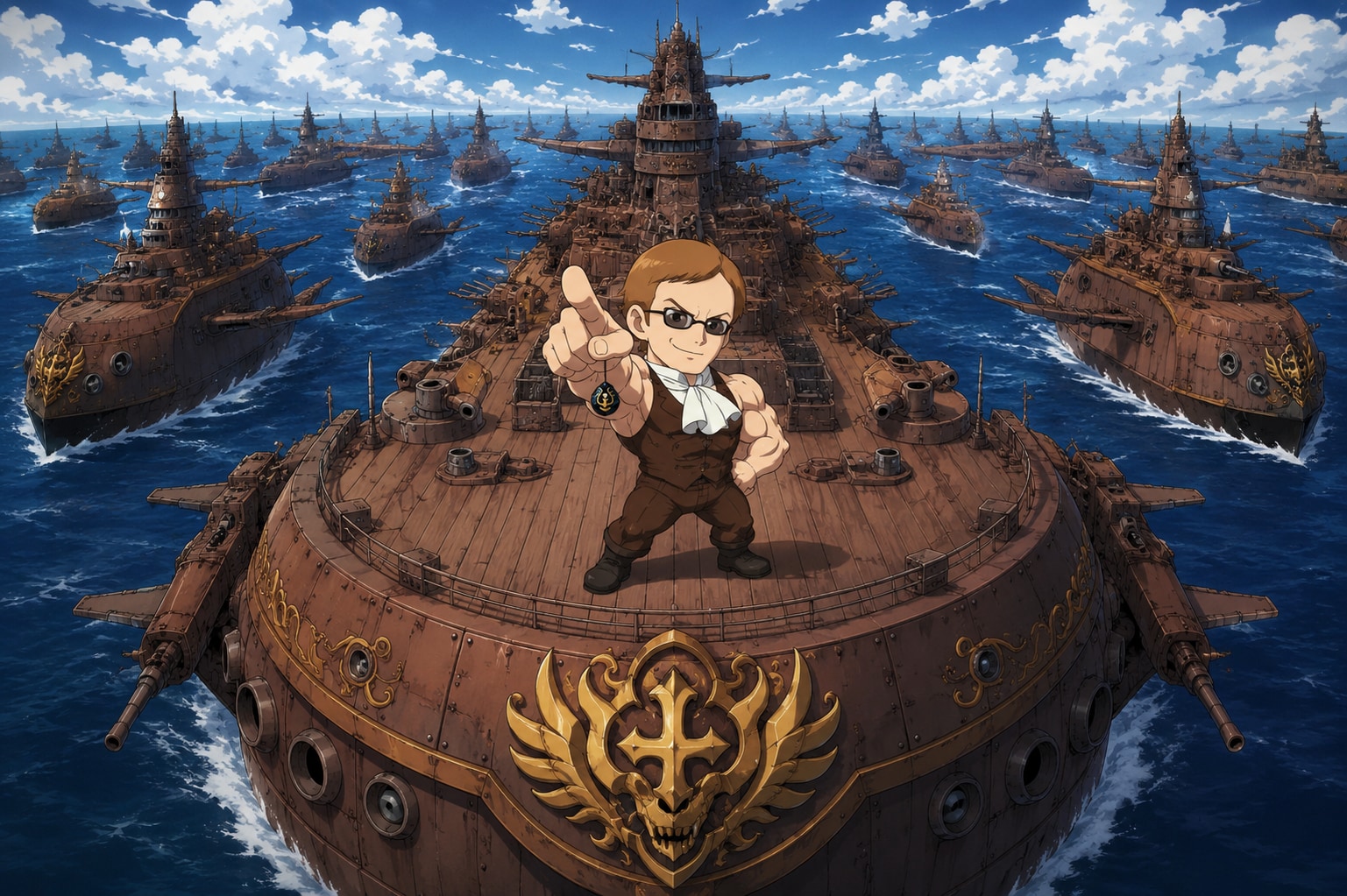 (多重コンボ)1.「む」→「ムキムキのムスカ率いる無敵艦隊」たろう