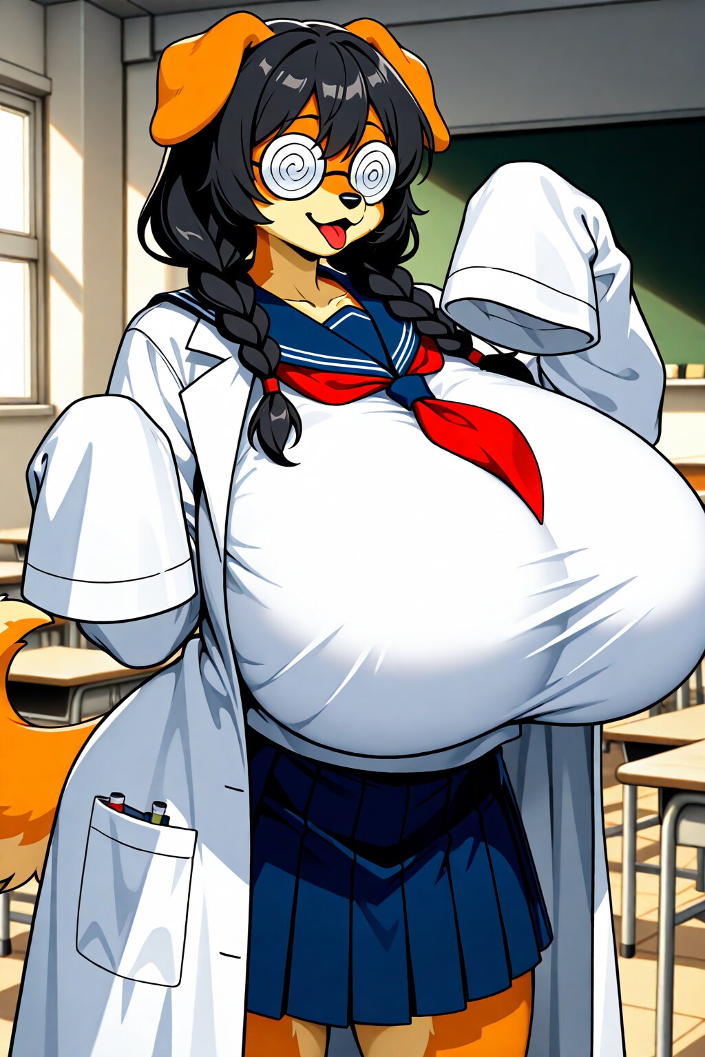 おさげケモノちゃん