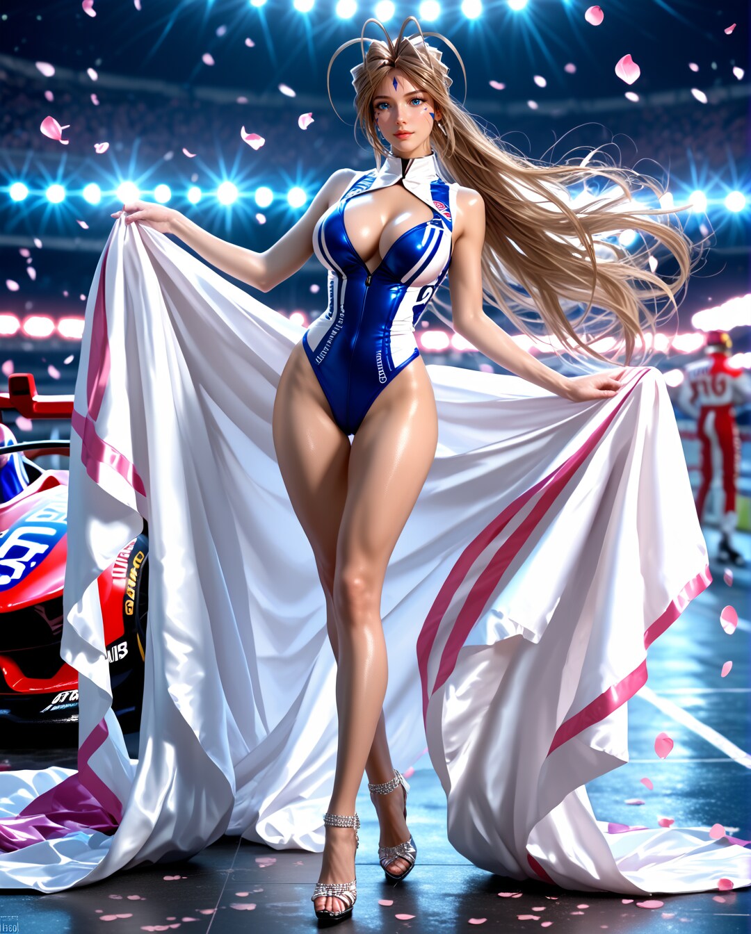 Belldandy Racing 45-R. Date with Belldandy, Racing queen | chichi-pui(ちちぷい)AIグラビア・AIフォト ...