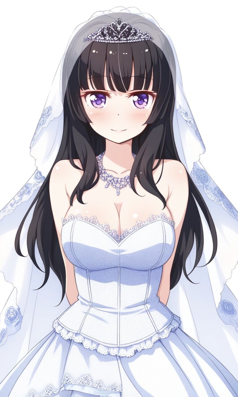白金燐子 ウエディングドレス | の人気AIイラスト・グラビア
