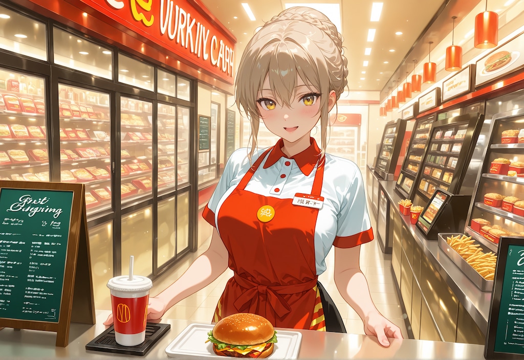 バイト中のオリキャラちゃん③